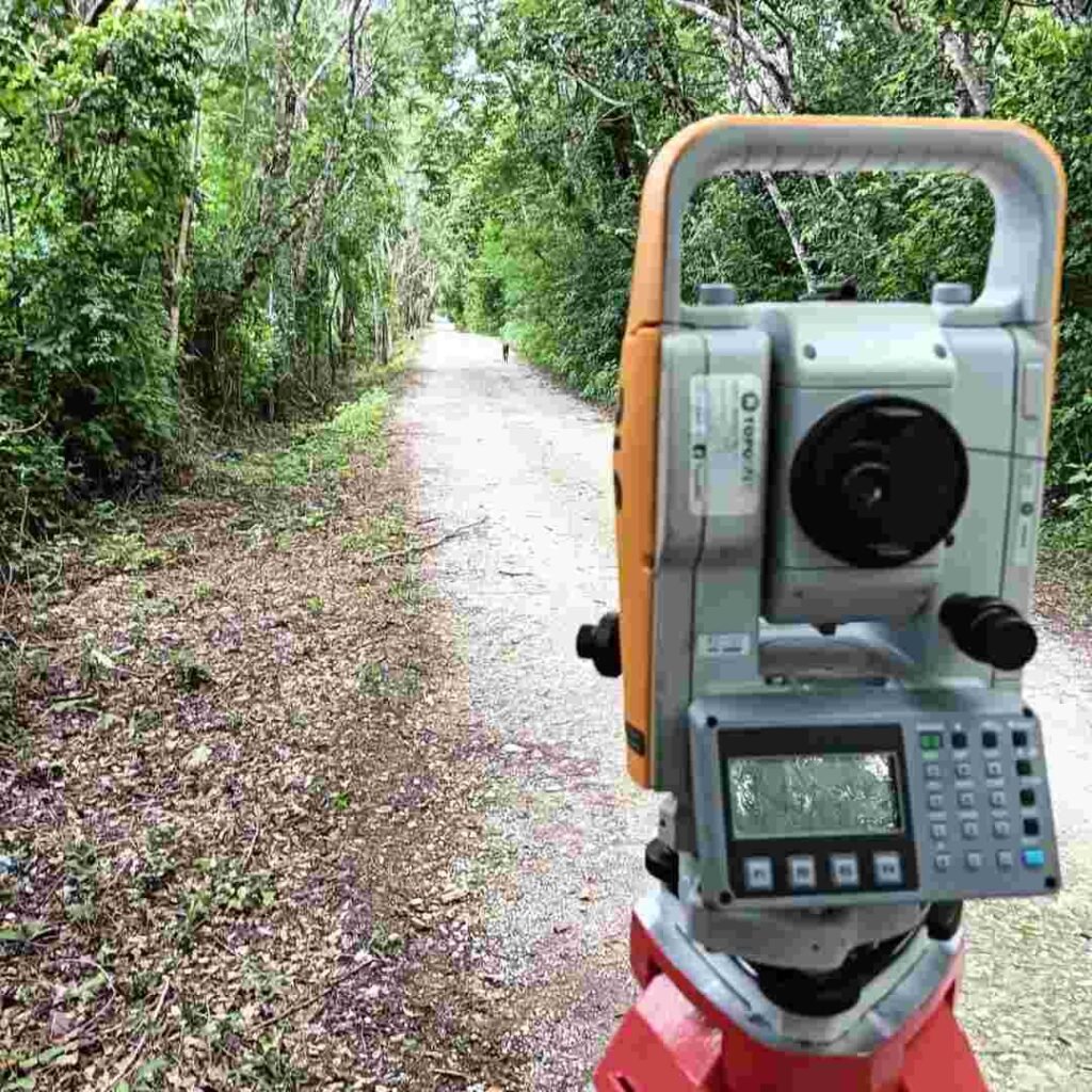 Camino rodeado de naturaleza que lleva a terrenos en venta en Cancún